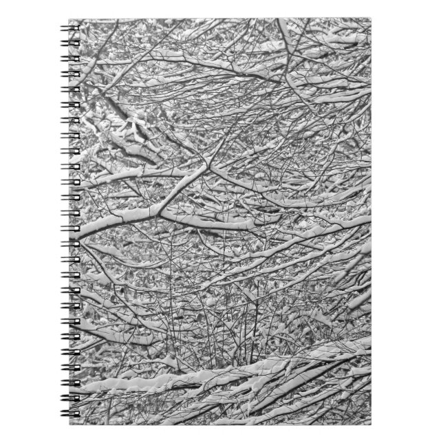 Carnet Branches de neige (Devant)