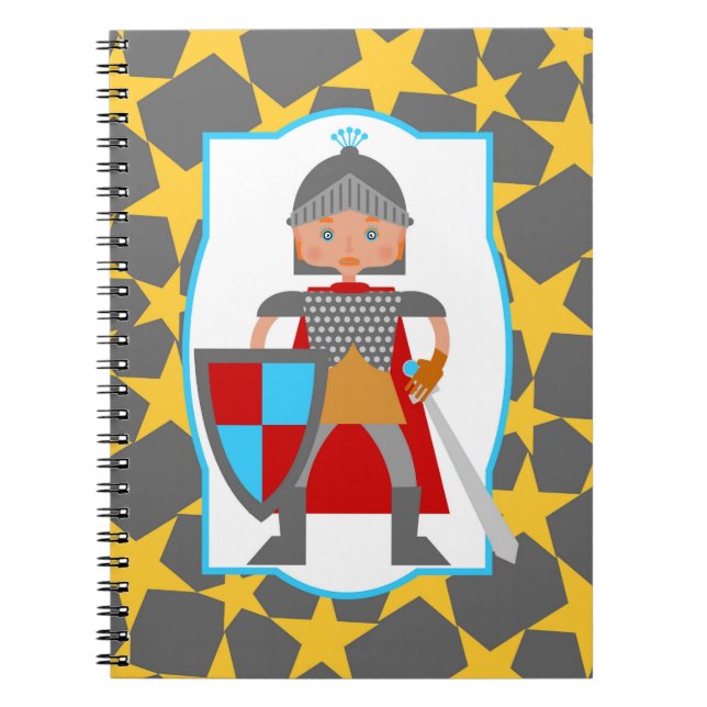 Carnet Brave Knight Boy Cadeau d'anniversaire (Devant)