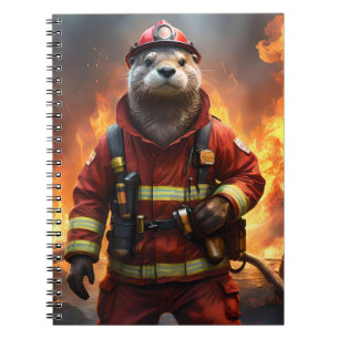 Carnet **"Bravoure éclatante : Le pompier Otter"**