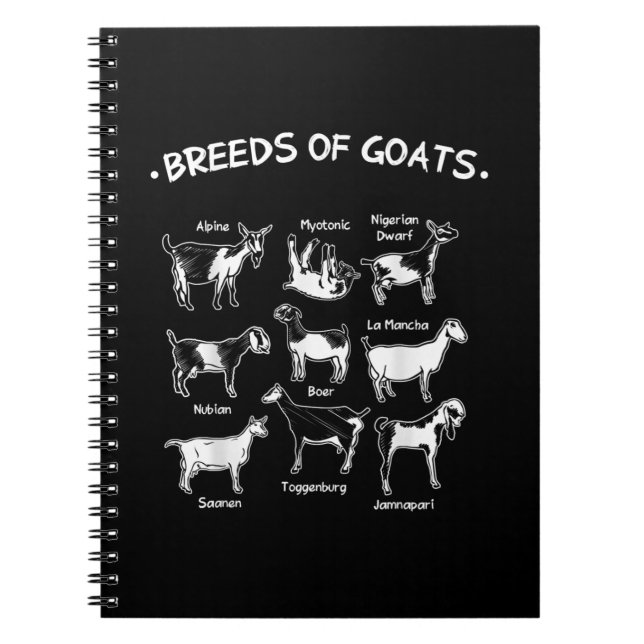 Carnet Breeds of Goat Fermier Women Goat (Devant)