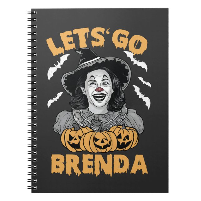 Carnet Brenda Éffrayant Halloween Kamala Harris (Devant)