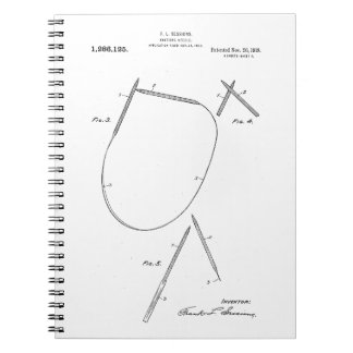 Carnet Brevet d'aiguilles de Tricot 1918