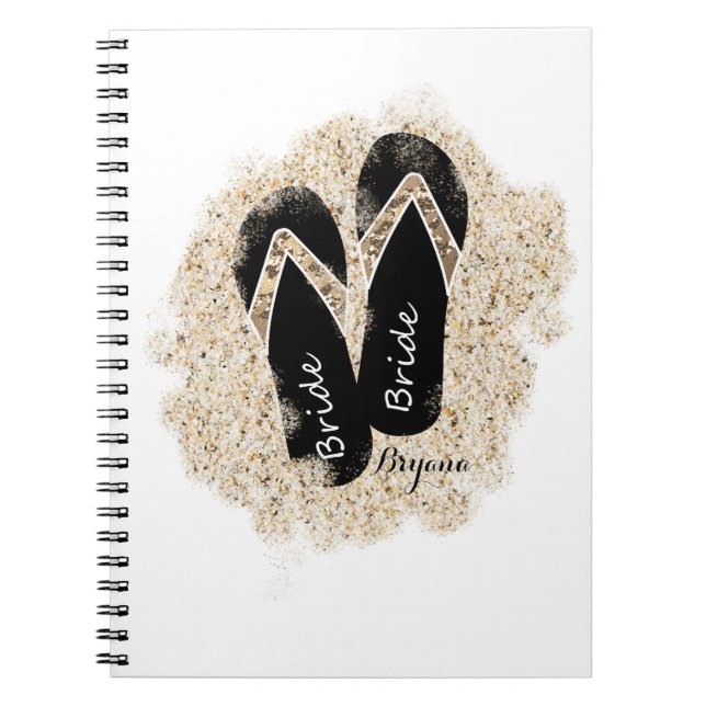 Carnet Bride Flip Flop Sandales Summer Beach Fête des mar (Devant)