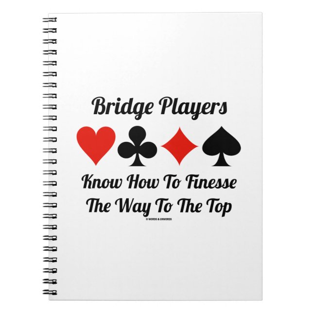 Carnet Bridge Players Know How To Finesse The Way To Top (Devant)