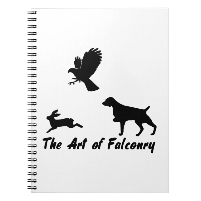 Carnet Brittany Spaniel et Falconry (Devant)