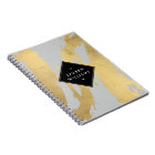 Brochures Edgy Faux Gold sur Grey