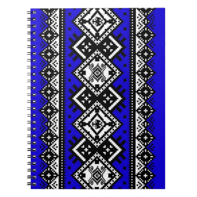 Carnet Broderie bleue (Devant)