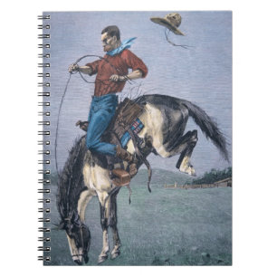 Carnet Bronco-Type (gravure colorée)