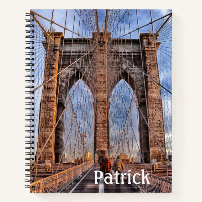 Carnet Brooklyn Bridge New York City (Devant)