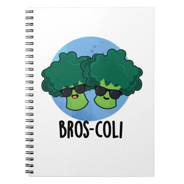 Carnet Bros-coli Blague de légume drôle Brocoli Pun  (Devant)