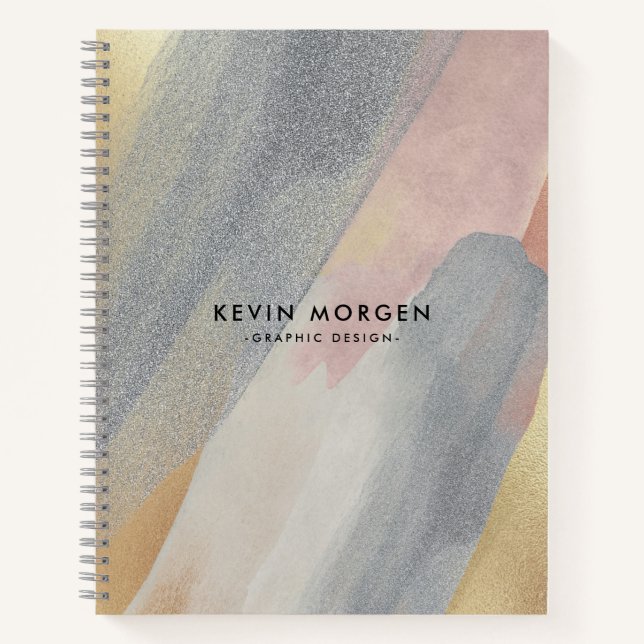 Carnet Brosses couleurs pastel (Devant)