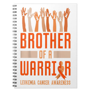 Carnet Brother Of Warrior Leukemia Sensibilisation Ribbon