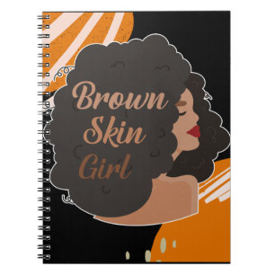 Carnet Brown fille de peau