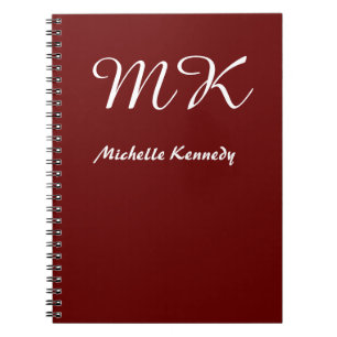 Carnet Brownish Red Modern Professional Creative