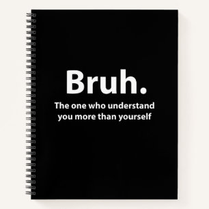Carnet Bruh Typographie Bruh