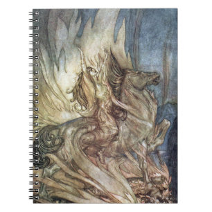 Carnet Brünnhilde et le bûcher funéraire de Siegfried
