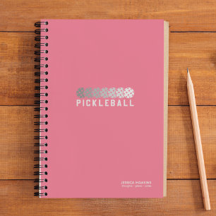 Carnet Bubblegum Pink Pickleball Logo Gradient Personnel