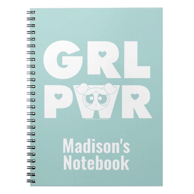 Carnet Bubbles : Girl Power (Devant)