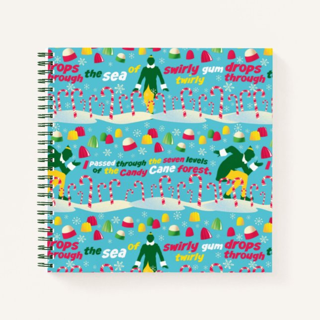 Carnet Buddy le Motif Elf Candy (Devant)