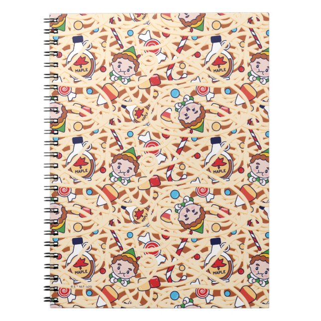 Carnet Buddy l'Elfe | Motif de Noël (Devant)