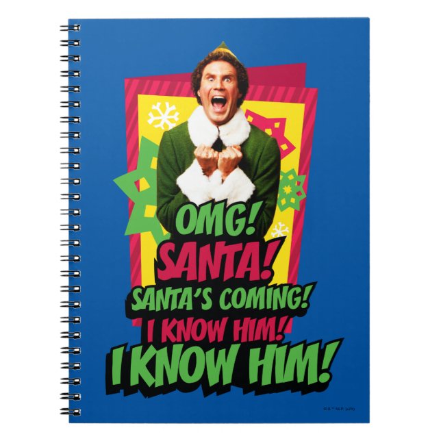 Carnet Buddy l'Elfe | OMG ! PÈRE NOËL ! (Devant)