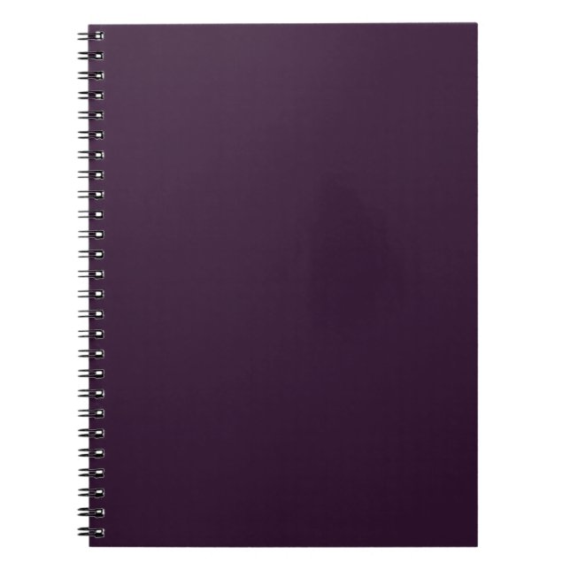 Carnet BUDGET PLUM PURPLE Modèle monochrome (Devant)