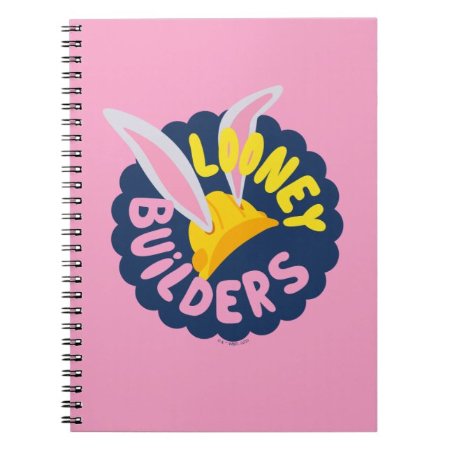 Carnet BUGS BUNNY BUILDERS™| Casque de chantier Logo à fe (Devant)