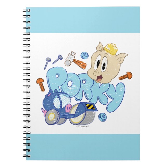 Carnet BUGS BUNNY BUILDERS™| Croquis de Porky (Devant)