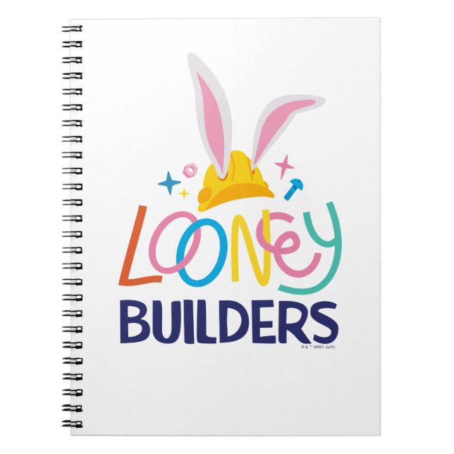Carnet BUGS BUNNY BUILDERS™| Logo Casque Empilé (Devant)