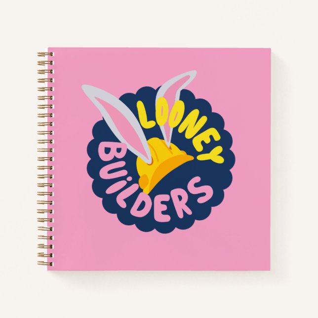 Carnet BUGS BUNNY BUILDERS™| Logo casque strié (Devant)