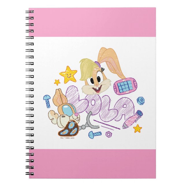 Carnet BUGS BUNNY BUILDERS™| Lola Sketch Art (Devant)