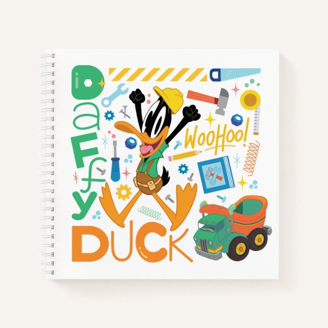 Carnet BUGS BUNNY BUILDERS™| Outils de travail DAFFY DUCK (Devant)