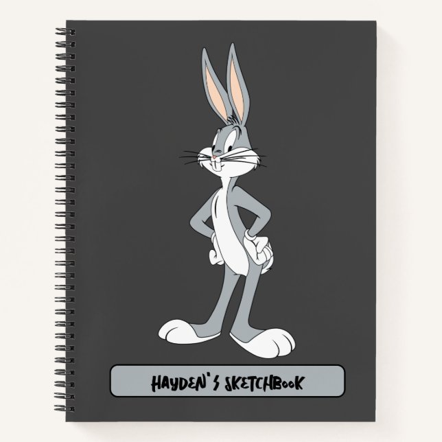 Carnet BUGS BUNNY™ | Dessin mains sur les hanches (Devant)