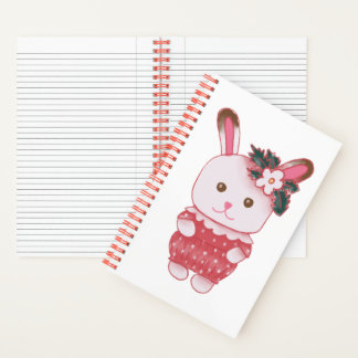 Carnet Bunny aux fraises