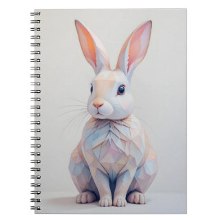Carnet Bunny Basse-Poly Pastel