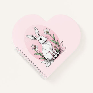 Carnet Bunny et Lilies