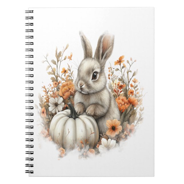 Carnet Bunny Shirt Citrouille du pays (Devant)