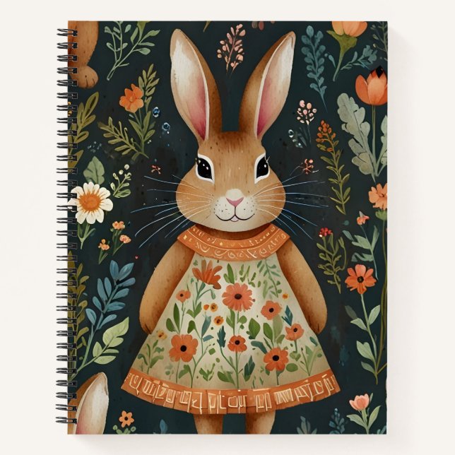 Carnet Bunny Springtime (Devant)