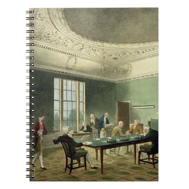 Carnet Bureau de commerce, du 'microcosme d'Ackermann de (Devant)