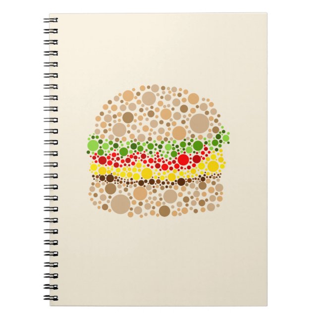 Carnet Burger En Points (Devant)