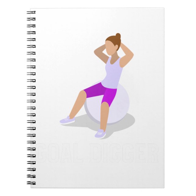 Carnet But Digger Woman Gym (Devant)
