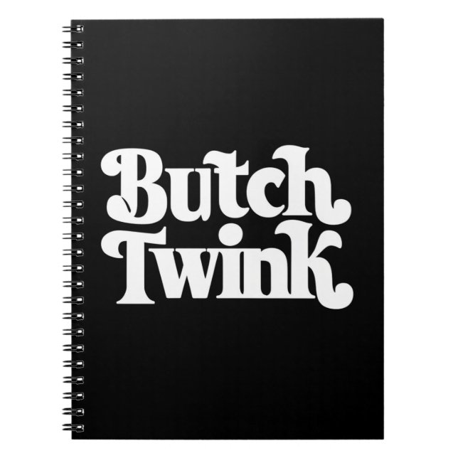 Carnet Butch Twink LGBTQ Pride Mois (Devant)