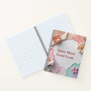 Carnet Buts de silence - Nom personnalisé Motivational B