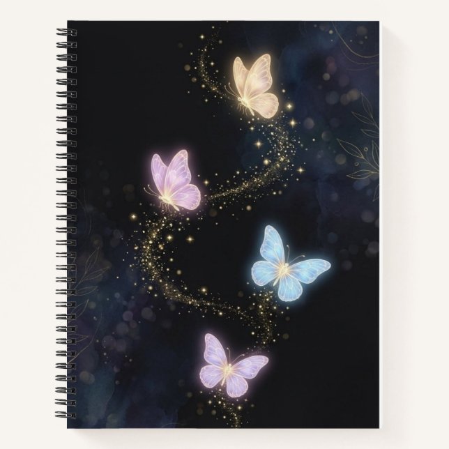 Carnet Butterfly Notebook – Magical Colorful Butterflies  (Devant)