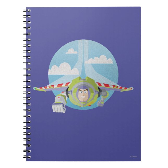 Carnet Buzz Flying Lightyear désespéré Retro Graphic (Devant)
