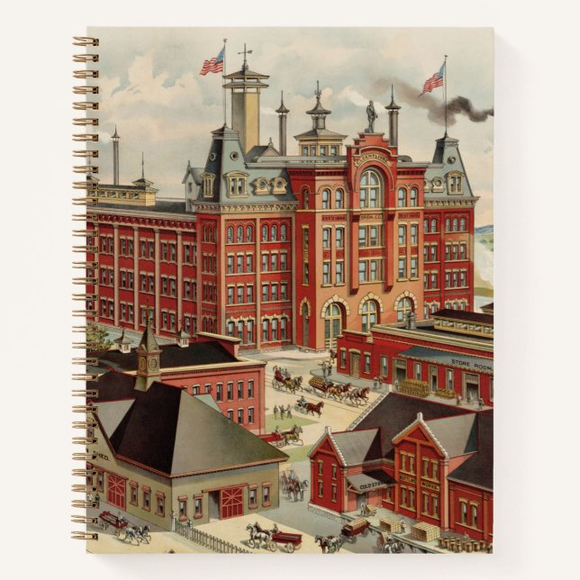 Carnet C.L. Centlivre Brewing Company Factory Buildings. (Devant)