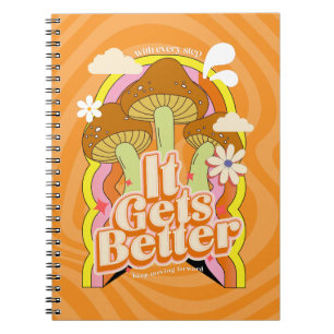 Carnet Ça devient mieux   Personnalisation de Good Vibes 