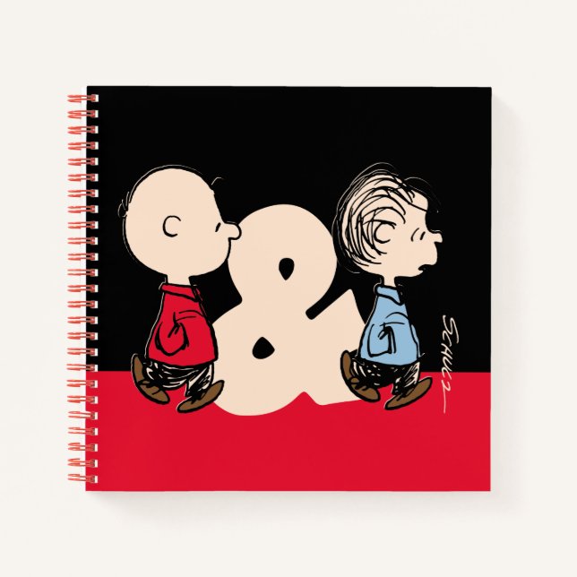 Carnet cacahuètes | Charlie Brown & Linus (Devant)