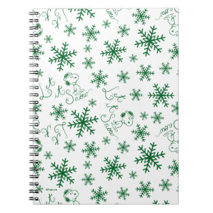 Carnet cacahuètes Christmas Snoopy Let It Snow Motif