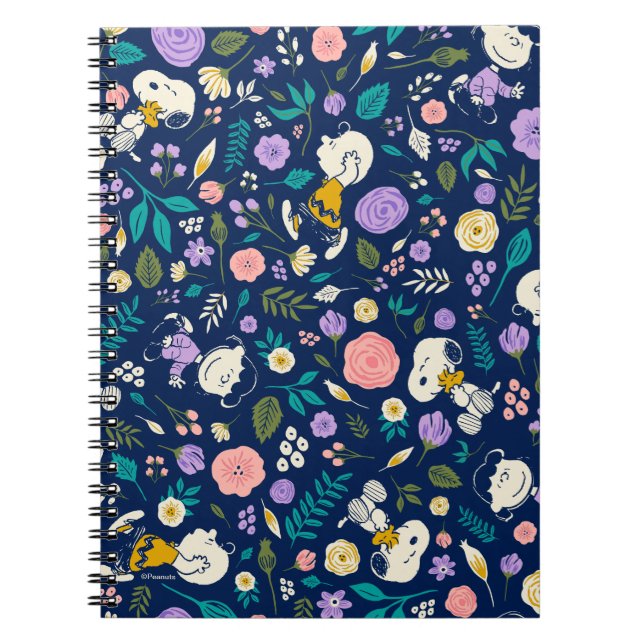 Carnet cacahuètes en Motif de fleurs (Devant)